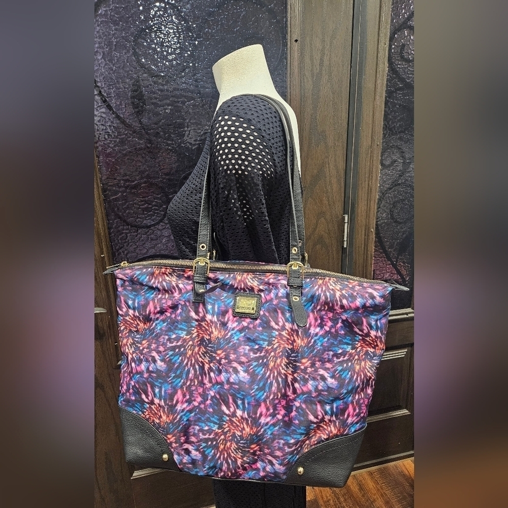 Rare Juicy Couture Tote Bag Tie Dye Colorful Weekend Travel Bag